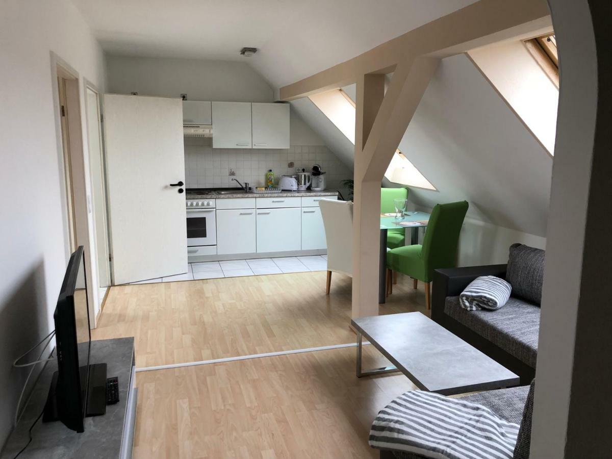 Kuschelige Dachgeschosswohnung Am Clarapark Leipzig Extérieur photo
